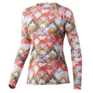 NWT Huk Fishing Women's Roy Troy Pursuit Long-Sleeve Shirt size Small